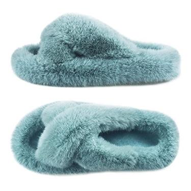 Imagem de MAJOALLURE Chinelos ortopédicos femininos ajustáveis com suporte de arco bico aberto, veludo cotelê, sapatos para quarto, ambientes internos e externos, Cinza, 37