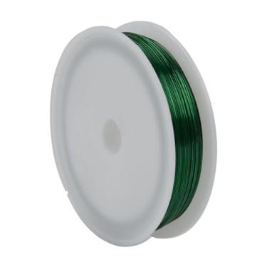 Imagem de Fio de alumínio para artesanato de 0,4 mm - 50 m (164 pés) multicolorido para armaduras de escultura, fabricação de joias, modelagem, arte floral, embrulho de arame e projetos de artesanato (cor