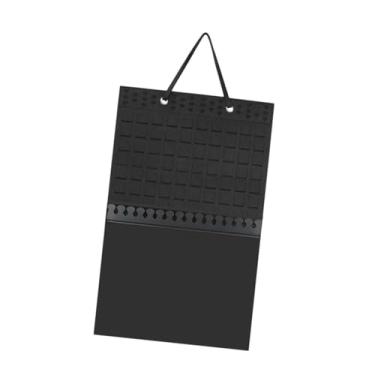 Imagem de oshhni Organizador de Joias Suspenso para Brincos com Gancho, Porta-Brincos, Organizador para Colares, Pulseiras e Anéis, Preto