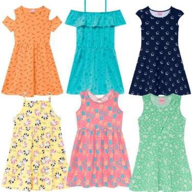 Imagem de Kit 2 Vestidos Infantil Menina Festa Verão Criança - Shopkilobaby, Sor