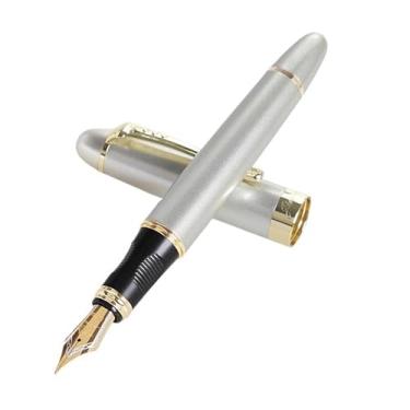 Imagem de AXPTI Canetas-tinteiro ponta fina de 0,7 mm com clipe dourado de metal para estudantes, escola, material de escritório, artigos de papelaria (19)