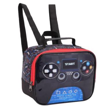 Imagem de Lancheira Infantil Masculina Gamer LA43308 - Seanite, UNICA