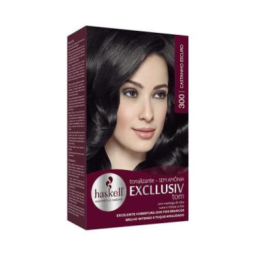 Imagem de Tonalizante Haskell Excllusiv Tom 300 Castanho Escuro