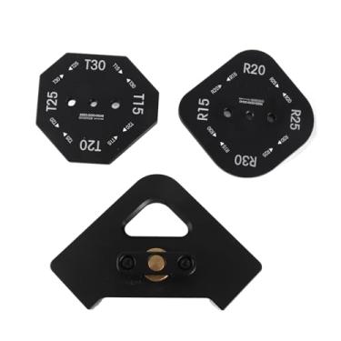 Imagem de Modelos de roteamento de raio de canto Gabaritos e modelos de roteador de liga de alumínio profissional para carpintaria, corte e rabisco de canto R15 R20 R25 R30 T15 T20 T25 T30