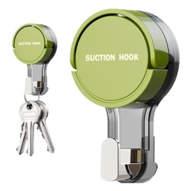 Imagem de Cabide de parede de sucção a vácuo, gancho de chuveiro de sucção | Cabide de sucção a vácuo para guirlandas - Ganchos fortes de armazenamento de cozinha à prova d'água para banheiro, cozinha, toalha,