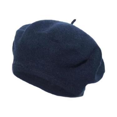 Imagem de Boina Feminina Multicolorida De Lã Grossa Para Inverno E Outono, Estil