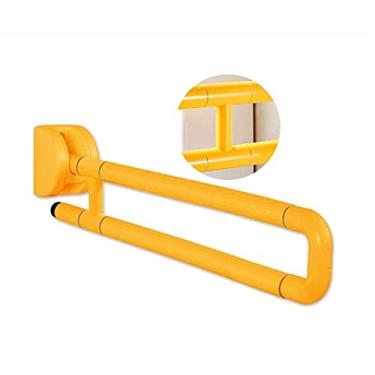 Imagem de HDVLXZLY Corrimões, apoios de braços de suporte, barra de apoio para banheiro, banheira, vaso sanitário, duche, tubo externo de nylon para idosos, corrimão de suporte auxiliar montado na parede/60 cm