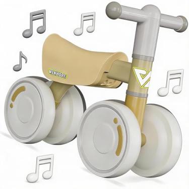 Imagem de WinHope Bicicleta de equilíbrio para bebês de 1 a 3 anos, rodas silenciosas, assento macio, sem bordas afiadas, andador infantil para meninos e meninas de 12 a 36 meses, presentes de aniversário