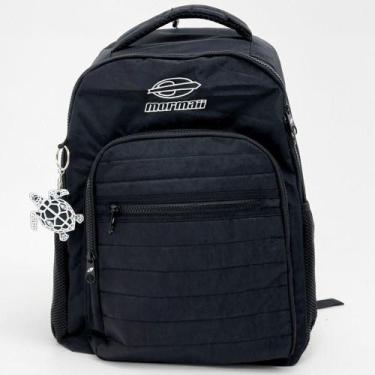 Imagem de Mochila Mormaii Casual com Chaveiro Feminina, UN, Preto