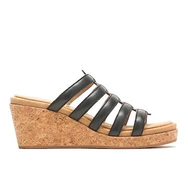 Imagem de Hush Puppies Sandália feminina Willow Slide de salto, Preto, 36