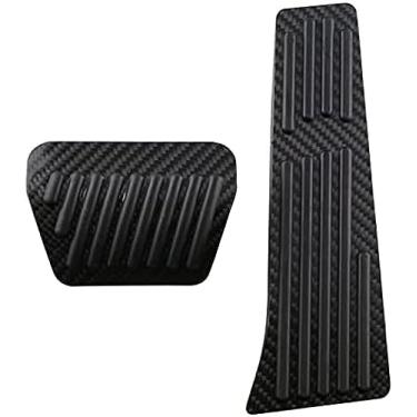Imagem de Capa de pedal para BMW X3 X4 X5 X6 3/5/6/7 Series E87 F20 E90 E92 E93 F30 F35 F34 F31 3GT 5GT, em fibra de carbono para pedais de carro capa para pedais de carro