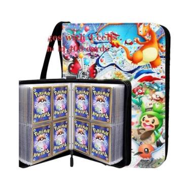 Imagem de Binder Para Cartas De Pokémon Com 50 Capas, 400 Bolsos, Suporte Person