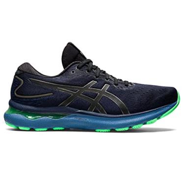 Imagem de ASICS Tênis de corrida masculino Gel-Nimbus 24, Preto/bronze, 8.5