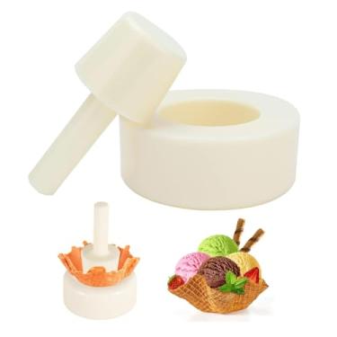 Imagem de Máquina de cone de waffle crocante, máquina de sorvete de plástico, ferramenta de cone, modelador de cone de waffle, waffle de sorvete para cozinha (#2)