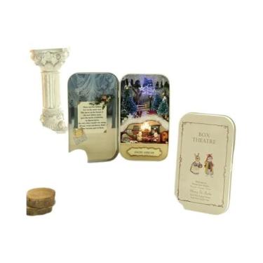 Imagem de Casinha De Bonecas De Madeira DIY Para Meninas, Kit De Montagem De Tea