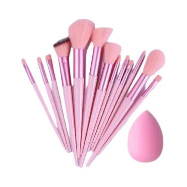 Imagem de Conjunto De Pincéis De Maquiagem Veganos Macios E Fofos Para Base, Con