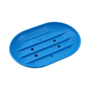 Imagem de Suporte De Sabonete Flexível De Silicone Cor Doce JCD Fashion Portátil