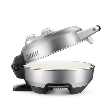 Imagem de FORNO ELÉTRICO PARA PIZZA EM AÇO CARBONO E BASE DE CERÂMICA TRAMONTINA BY BREVILLE (69141011) - Inox - 110 V