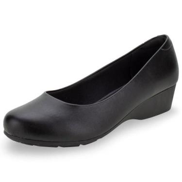 Imagem de Sapato feminino anabela modare - 7014200, Preto 01, 36