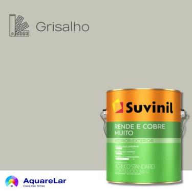 Imagem de Rende & Cobre Muito Suvinil Fosco 3,2L, GRISALHO