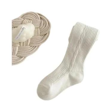 Imagem de Meias De Algodão Para Meninas, Leggings Macias De Princesa, Meias Calç