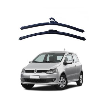 Imagem de Kit Palheta Limpador Parabrisa Para-brisa Dianteiro VW Fox Crossfox 2003 à 2010