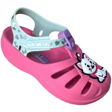 Imagem de Sandália Infantil feminina Disney Baby Babuche Papete Para Menina Perc