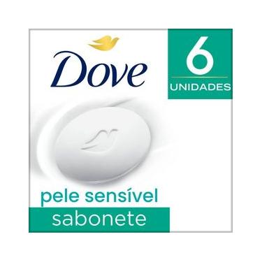 Imagem de Sabonete em Barra Dove Pele Sensível 90 g 6 unidades