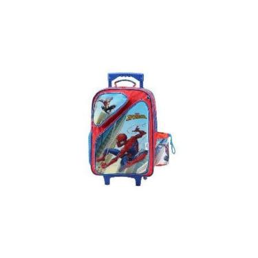 Imagem de Mochila com Rodinhas Infantil Homem-Aranha - Xeryus