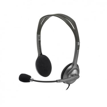 Imagem de Headset com Microfone H111 Estéreo Logitech Headset com Fio H111 Logitech com Microfone