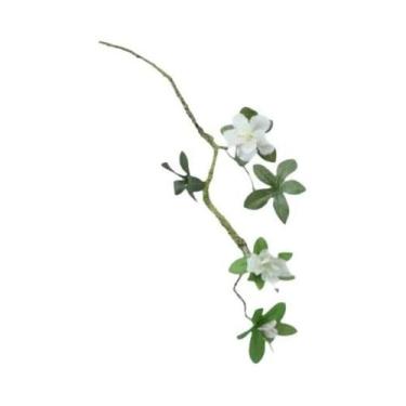 Imagem de Ramos De Azálea De Seda Branca Com 3 Flores 70CM Flores Artificiais Pa