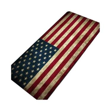 Imagem de Tapete De Borracha Antiderrapante Com Estampa Da Bandeira Americana Pa