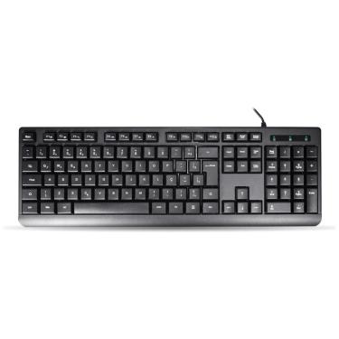 Imagem de Teclado USB Multimidia K-Mex - ABNT2 - Preto - KM-D128