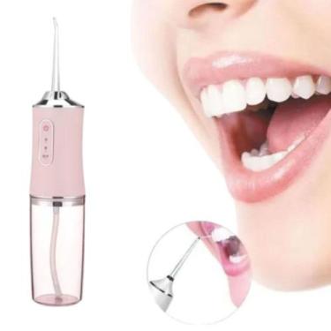 Imagem de Irrigador Jato D'água Limpeza Bucal Dental Elétrico Higienizador 5837 