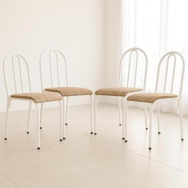 Imagem de Kit 4 Cadeiras de Jantar Varanda Cozinha Sala de Estar Epoxi 544.arc -