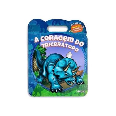Imagem de A Coragem Do Tricerátopo - Texto E Narração Em Português E Inglês