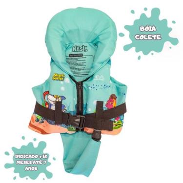 Imagem de Colete Boia Infantil Salva Vidas Nash Personagens Proteção Pescoço 25k