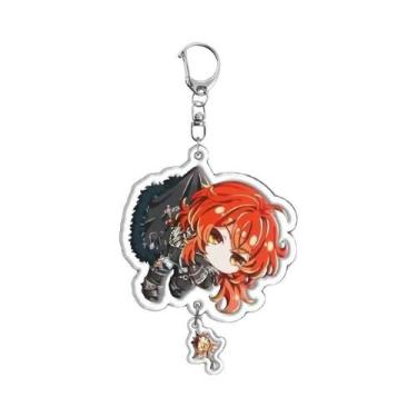 Imagem de Chaveiro Acrílico Fofo De Desenho Animado Raiden Shogun Yae Miko Nahid