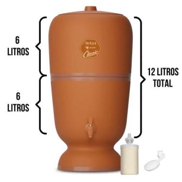Imagem de Filtro de Barro Purificador São João Classic 6 Litros - Cerâmica Stéfa