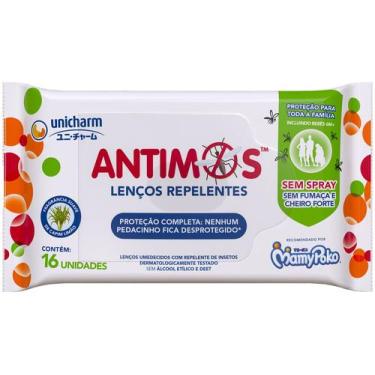 Imagem de Lenço Umedecido Repelente Unicharm Antimos - 16 Unidades