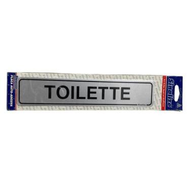 Imagem de Placa Sinalize Toilette 5x25cm