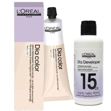 Imagem de Tonalizante Dia Color 8.2 + Dia Developer 15vol 90ml Loreal - 1010-555
