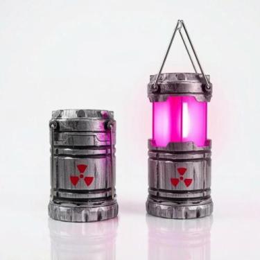 Imagem de Lanterna Decorativa Reator Nuclear LED Difusor Luz Ambiente Decoração 