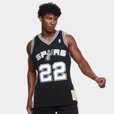 Imagem de Regata NBA Mitchell & Ness Swingman Jerseyspurs 2012 Masculina, Preto,