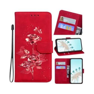 Imagem de Capa De Couro Flip Wallet Para Samsung Galaxy A26 A25 A17 A16 A24 A23 