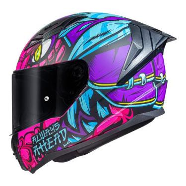 Imagem de Capacete LS2 FF810 Vigo Drillox Roxo e Rosa Fosco Tamanho:56, 56