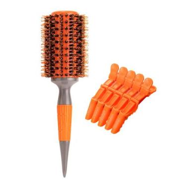 Imagem de Kit Escova Profissional Elite Pro + Clipe Crocodilo Profissional - Pro