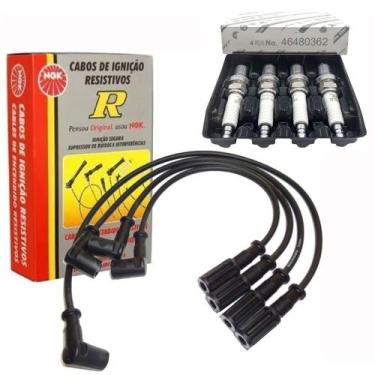 Imagem de Jogo de Cabos de Vela SCT09 + Velas 46480362 Palio Siena Strada Uno Id