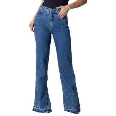Imagem de Calça Jeans Sawary Boot Cut - 282484 - Azul br 38, Azul, 38