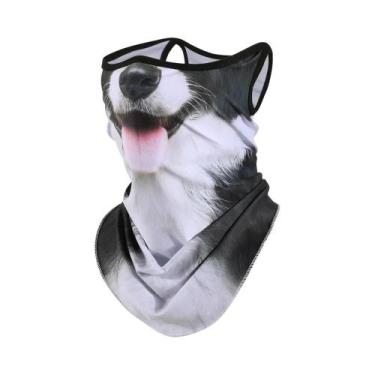 Imagem de Cachecol Mágico 3D De Animais, Aquecedor De Pescoço Respirável, Máscar